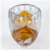 Image 10 : VTG JULIA POLAND CUT-TO-CLEAR CRYSTAL FLOWER VASE