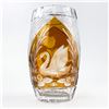 Image 11 : VTG JULIA POLAND CUT-TO-CLEAR CRYSTAL FLOWER VASE