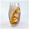 Image 4 : VTG JULIA POLAND CUT-TO-CLEAR CRYSTAL FLOWER VASE