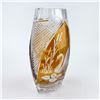 Image 8 : VTG JULIA POLAND CUT-TO-CLEAR CRYSTAL FLOWER VASE
