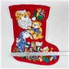 Image 10 : QUILTED STYLE CHRISTMAS STOCKING - TEDDY BEARS ETC