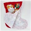 Image 3 : QUILTED STYLE CHRISTMAS STOCKING - TEDDY BEARS ETC