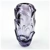 Image 3 : VTG CZECH AMETHYST ART GLASS VASE BY JAN BERANEK