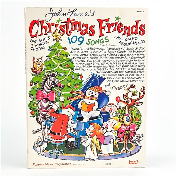 VINTAGE - JOHN LANE’S CHRISTMAS FRIENDS 109 SONGS