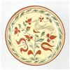Image 1 : GREENFIELD POTTERY - ANNE BORRELLO FOLK ART PLATE
