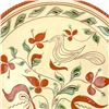 Image 2 : GREENFIELD POTTERY - ANNE BORRELLO FOLK ART PLATE