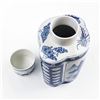 Image 12 : VTG BLUE & WHITE PORCELAIN GINGER JAR - TEA CADDY