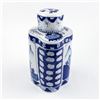 Image 7 : VTG BLUE & WHITE PORCELAIN GINGER JAR - TEA CADDY
