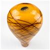 Image 12 : ARTE MURANO CARAMEL & AMBER COLOUR GLASS VASE