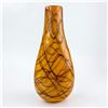 Image 1 : ARTE MURANO CARAMEL & AMBER COLOUR GLASS VASE