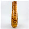 Image 3 : ARTE MURANO CARAMEL & AMBER COLOUR GLASS VASE