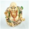 Image 13 : VINTAGE LAUGHING BUDDHA FIGURINE RESIN STATUE