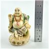 Image 18 : VINTAGE LAUGHING BUDDHA FIGURINE RESIN STATUE