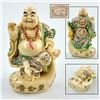 Image 1 : VINTAGE LAUGHING BUDDHA FIGURINE RESIN STATUE