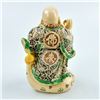 Image 5 : VINTAGE LAUGHING BUDDHA FIGURINE RESIN STATUE