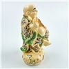 Image 7 : VINTAGE LAUGHING BUDDHA FIGURINE RESIN STATUE