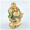 Image 8 : VINTAGE LAUGHING BUDDHA FIGURINE RESIN STATUE