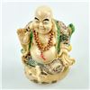Image 9 : VINTAGE LAUGHING BUDDHA FIGURINE RESIN STATUE