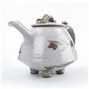 Image 4 : VTG HAND MADE FOOTED STONEWARE POTTERY TEAPOT