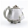 Image 8 : VTG HAND MADE FOOTED STONEWARE POTTERY TEAPOT