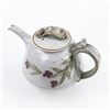 Image 9 : VTG HAND MADE FOOTED STONEWARE POTTERY TEAPOT