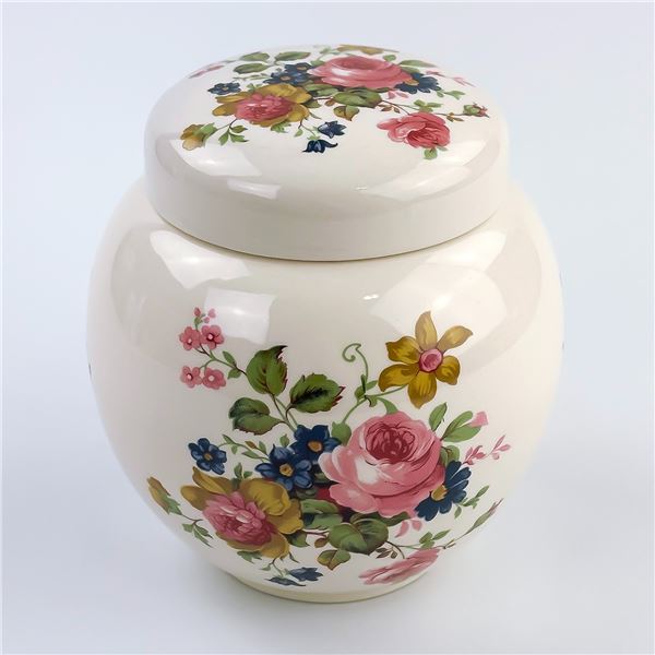 VINTAGE SADLER ENGLAND CERAMIC GINGER JAR - TEA