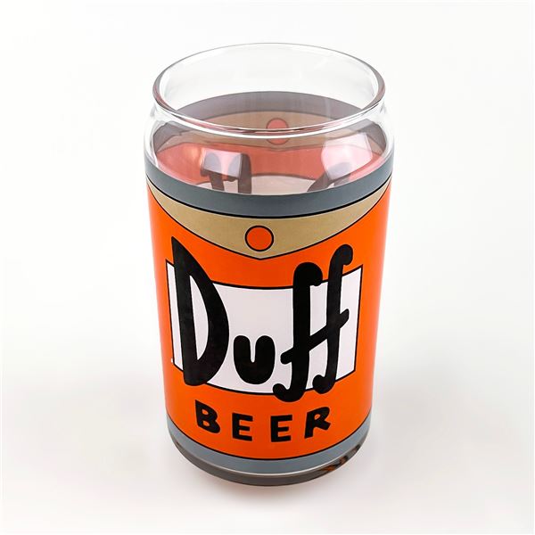 THE SIMPSONS DUFF BEER GLASS OR PENCIL HOLDER