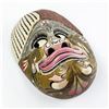 Image 2 : HAND MADE & PAINTED TRIBAL MASK WOOD CARVING