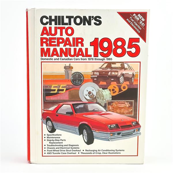 CHILTON'S 1985 AUTO REPAIR MANUAL - FIERO DUSTER