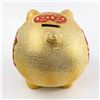 Image 6 : LARGE CHINESE LUCKY FORTUNE PIG PIGGY COIN BANK