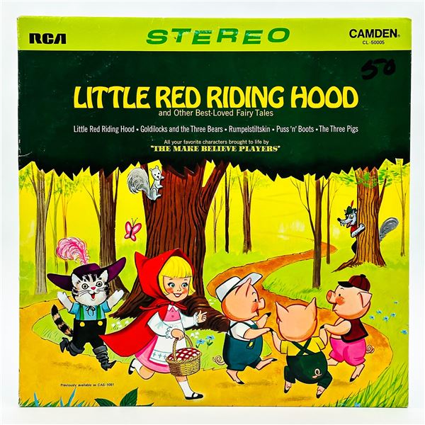 LITTLE RED RIDING HOOD - WALT DISNEY’S - VINYL LP