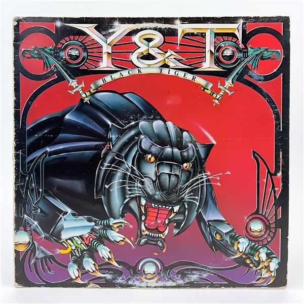 Y & T - BLACK TIGER - HARD ROCK VINYL RECORD ALBUM