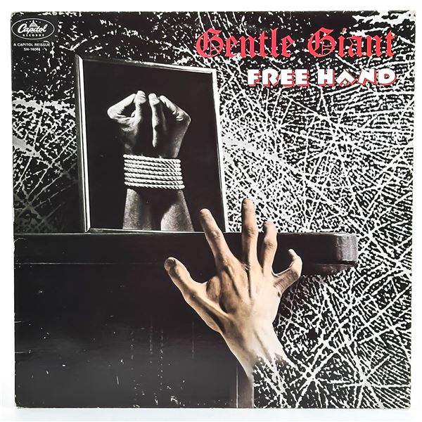 GENTLE GIANT - FREE HAND - VINYL LP RECORD ALBUM