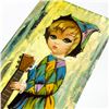 Image 4 : VINTAGE EDEN BIG EYE EYED GIRL WALL DECOR PICTURES