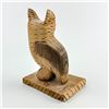 Image 4 : HAND CARVED OWL SCULPTURE FIGURINE - LOUIS K. ‘07
