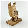 Image 6 : HAND CARVED OWL SCULPTURE FIGURINE - LOUIS K. ‘07