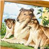 Image 2 : VTG 70'S ERA COLLIE DOGS PAINT BY NUMBER PAINTING
