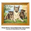 Image 1 : 70'S ERA GERMAN SHEPHERD DOGS PAINT BY NUMBER