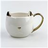 Image 4 : PAIR OF PINKY UP CERAMIC CAT COFFEE TEA CUPS MUGS
