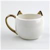 Image 5 : PAIR OF PINKY UP CERAMIC CAT COFFEE TEA CUPS MUGS