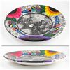 Image 4 : TALAVERA DAY OF THE DEAD FOLK ART POTTERY PLATE