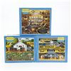 Image 1 : CHARLES WYSOCKI 1000 PC AMERICANA JIGSAW PUZZLES