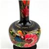 Image 7 : VTG LAQUER STYLE FOLK ART WOODEN VASE SCULPTURE