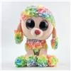 Image 5 : TY BEANIE BOOS PLUSH POODLE TOY DOG - RAINBOW