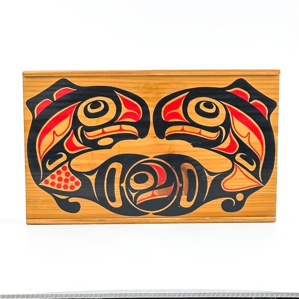 PACIFIC NORTHWEST HAIDA FIRST NATIONS WHALE BOX