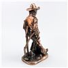 Image 10 : RUSTIC COWBOY & SADDLE FIGURINE ART SCULPTURE
