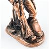 Image 12 : RUSTIC COWBOY & SADDLE FIGURINE ART SCULPTURE