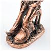 Image 13 : RUSTIC COWBOY & SADDLE FIGURINE ART SCULPTURE