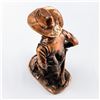 Image 14 : RUSTIC COWBOY & SADDLE FIGURINE ART SCULPTURE