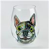 Image 6 : SET OF 5 STEMLESS GLASSES - DOG & CAT ILLUSTRATIONS